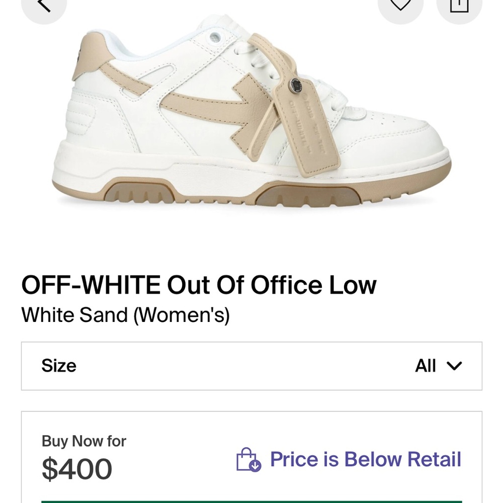 OFF WHITES size 39